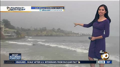10News Pinpoint Weather for Sun. May 12, 2018