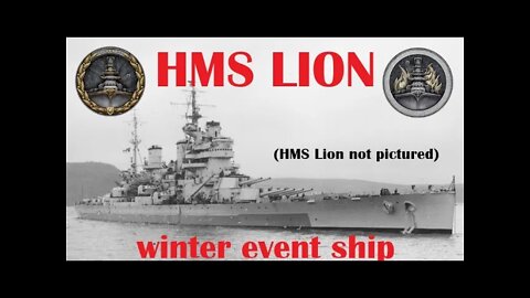 World of Warships Legends - Winter Event Ship Lion