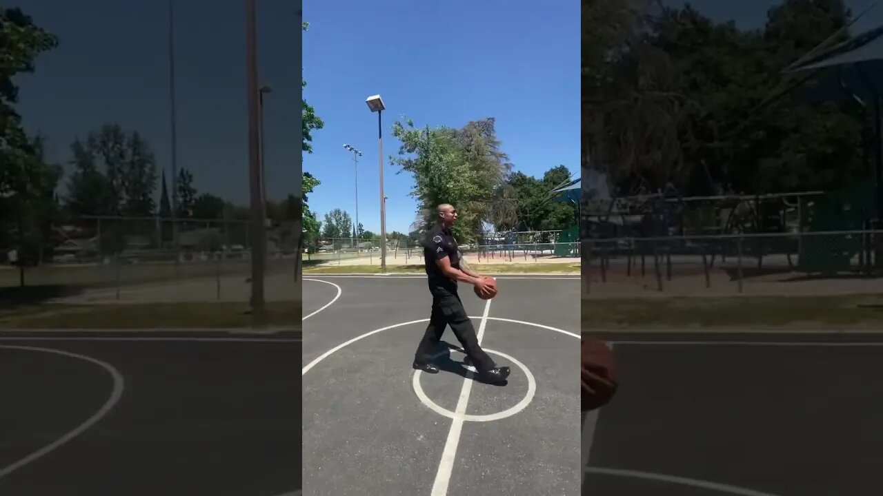 📷Trick Cop .. That’s freezing cold 🥶! 🔥🔥🔥 #reels #subscribe #shorts #fyp #basketball