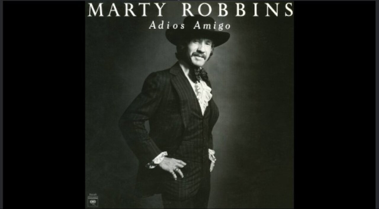 Marty Robbins with, "18 YELLOW ROSES", from his 1977 album, "Adios Amigo". (with lyrics)