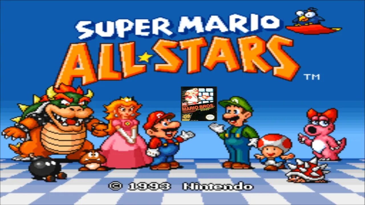 Super mario All Stars Super Mario Bros 1 World 1 4k Snes