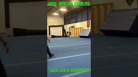 Amazing Acrobatic Tumbling Routine! #Shorts #YoutubeShorts #ExtremeSports #Acrobatics #Tumbling