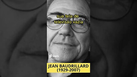 O HOMEM SENTADO (JEAN BAUDRILLARD)