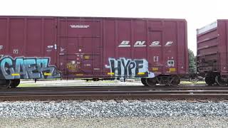 CSX Manifest Mixed Freight Train with Autoracks from Fostoria, Ohio September 1, 2020