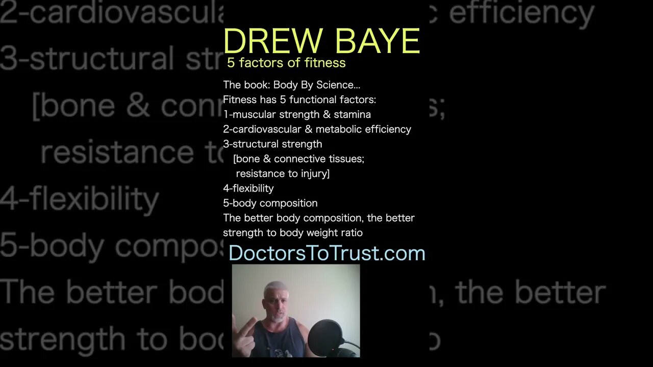 Drew Baye. The better body composition, the better strength to body weight ratio