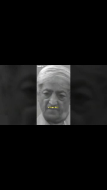 Look Without Reason or Judgment [Krishnamurti] #short