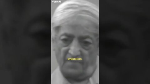 Look Without Reason or Judgment [Krishnamurti] #short