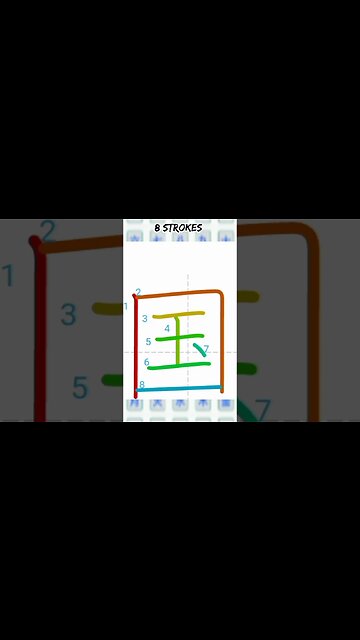Japanese Kanji Alphabet Writing ✍️ Practice "国" N5 JLPT/NAT 👈👈