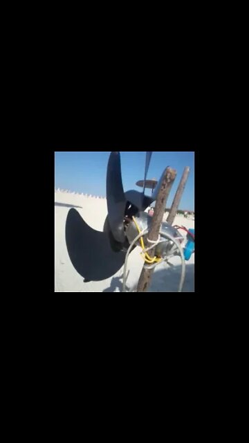 Watch Fast Spinning Wind Turbine Still Visual Illusion