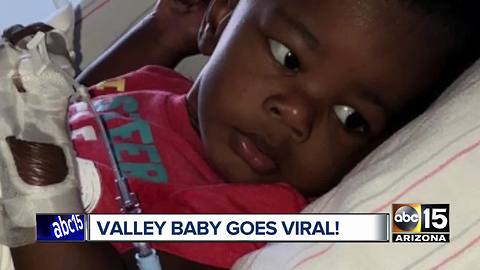 Video of Litchfield Park child walking for the first time goes viral