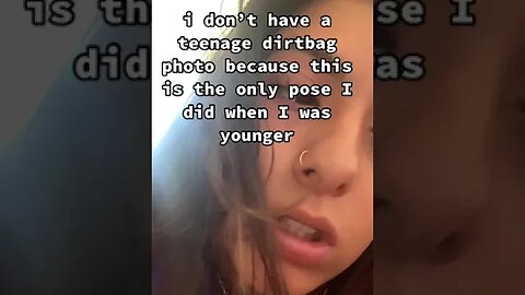 § Don't Have A Teenage Dirtbag Video By Kelly6789998212 #Shorts