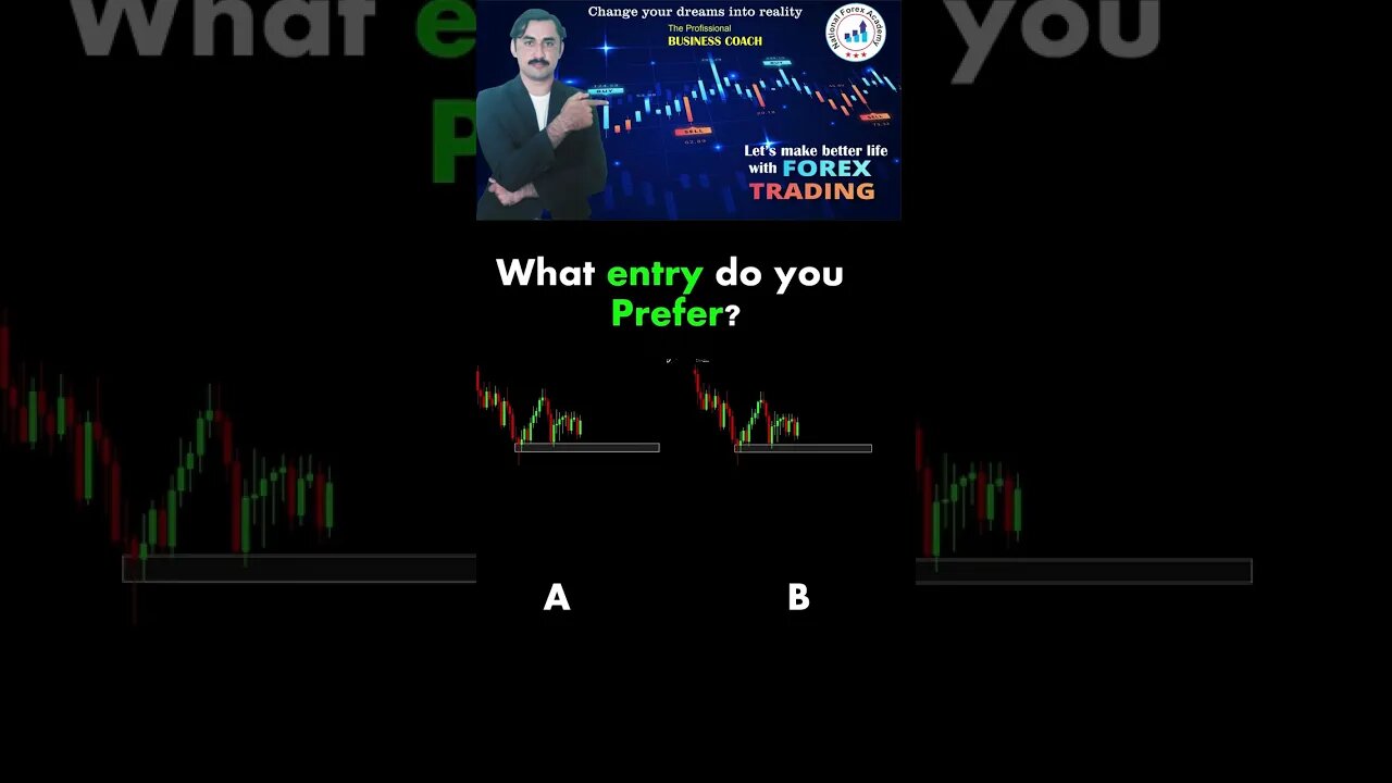 which entry do you prefer|tecnical anaylsis|price acation|trendline|national forex academy