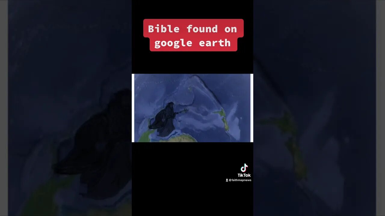 Bible found on google earth.