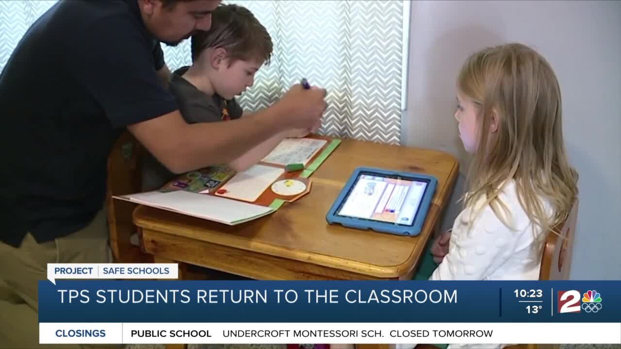 TPS students return to the classroom