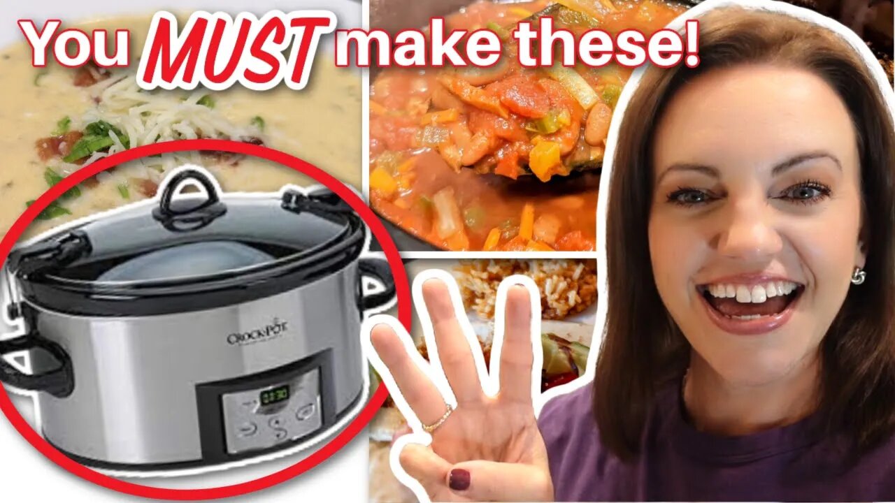 All 3 Crockpot recipes were AMAZING, but one really shocked me!!