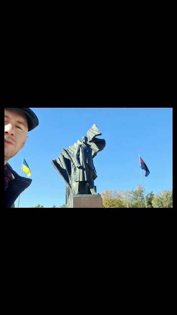Stepan Bandera in Ternopil Ukraine - a brief snippet from the Ukraine series by an Englishman