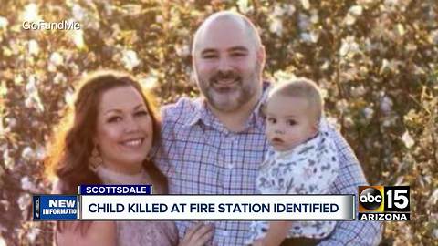 Child who died from being injured at Scottsdale fire station identified