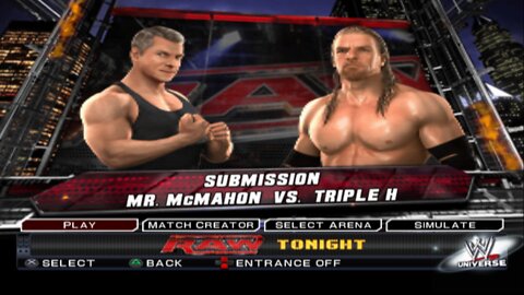 WWE SmackDown vs. Raw 2011 Mr. McMahon vs HHH