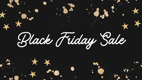 Black Friday Sale!