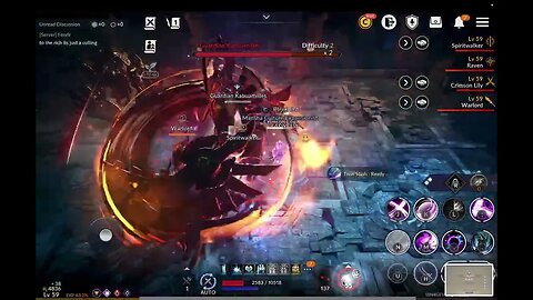 TEAM MATCH UP FIGHT MONSTER BOSS ANCIENT BLACK DESERT MOBILE