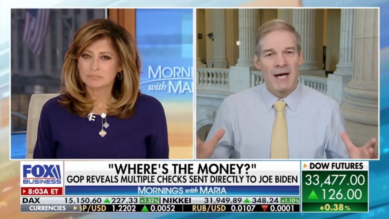 Jim Jordan (R-OH) Breaks Down Biden Crime Family's Money Laundering Schemes