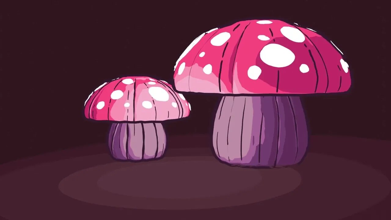 Blender Cell Shading Mushroom