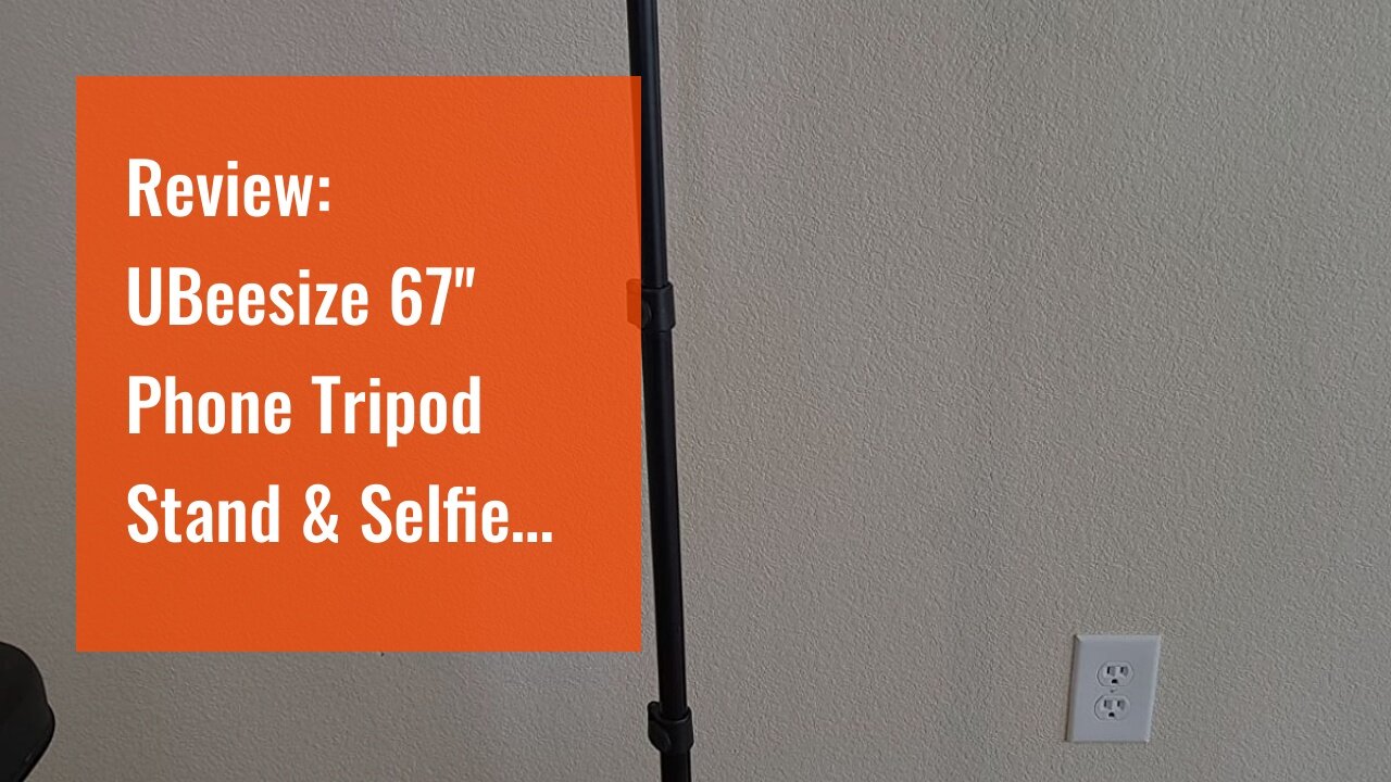 Review: UBeesize 67'' Phone Tripod Stand & Selfie Stick Tripod, All in One Professional Cell Ph...