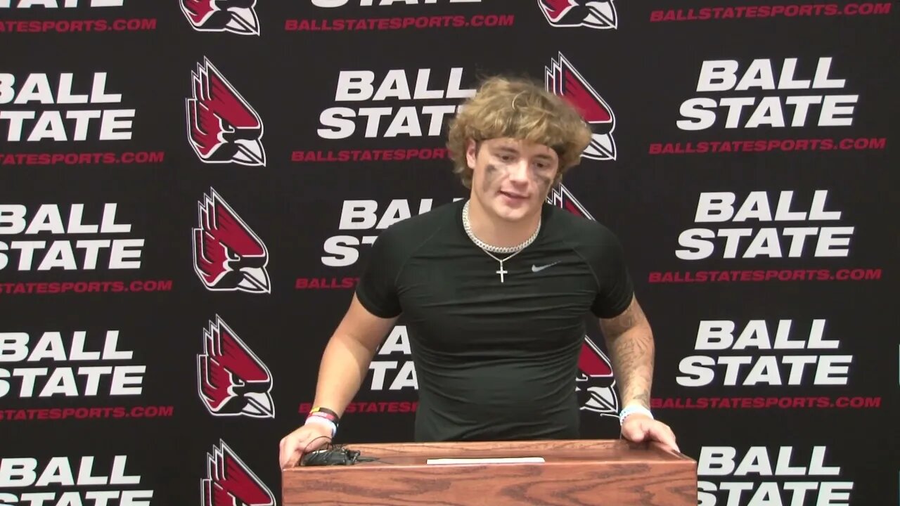 Post Game Press Conference with Ball State's #9 Kadin Semonza