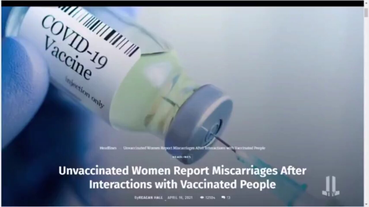 Women misscarriage when too close Vaxxed?