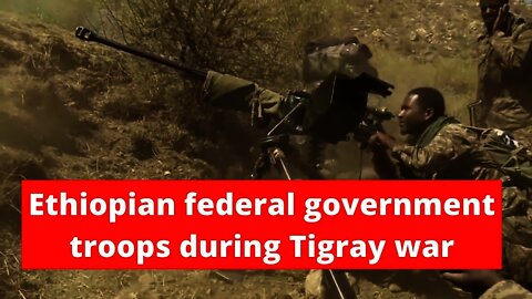 Ethiopian federal government troops during Tigray war #tigraywar