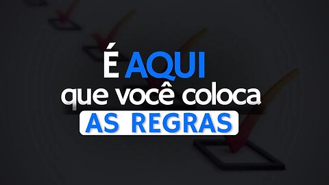 É aqui que você colocar as regras da segurança.