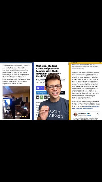 Victor Reacts: Schools Have Become Lawless Wastelands- Teacher Hospitalized After Hit With Chair