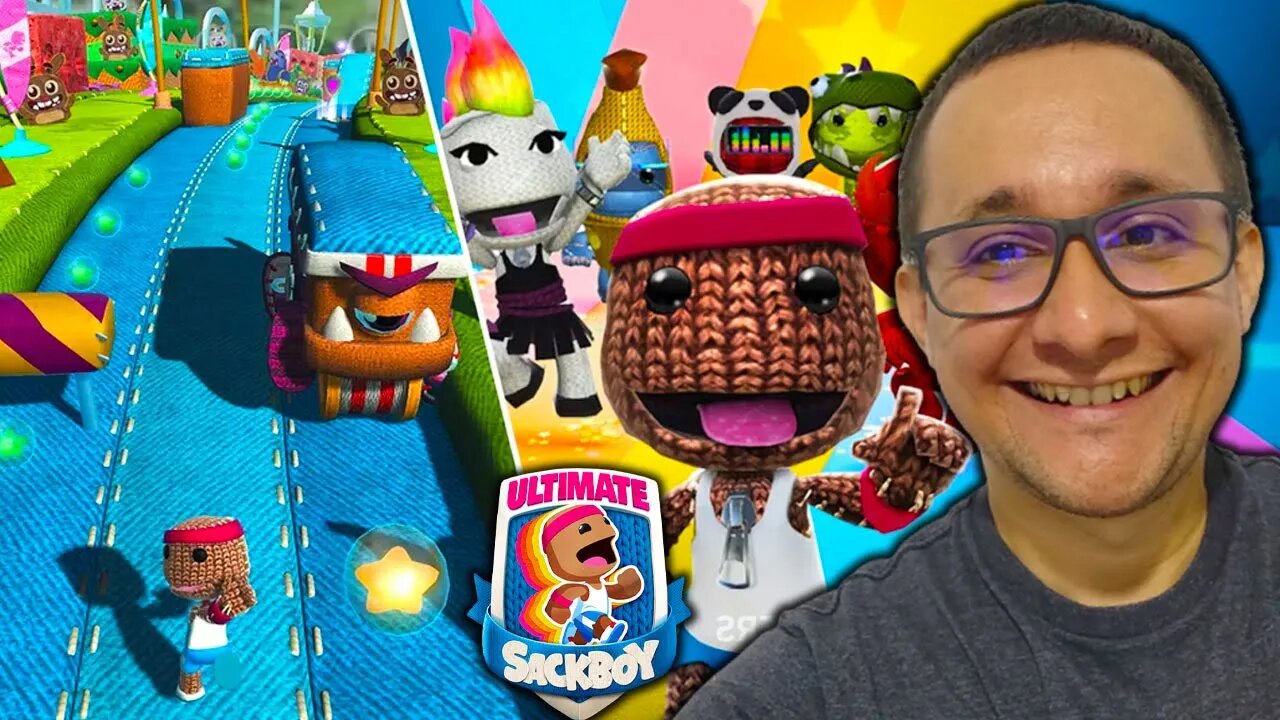 Ultimate Sackboy de Android | Jogo Run com Mascote do PlayStation