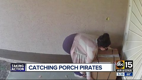 Silent Witness offering cash for tips to catch 'porch pirates'