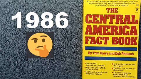 THE CENTRAL AMERICA FACT BOOK, By Tom Barry and Deb Preusch. 1986 The Resource Center. Grove Press