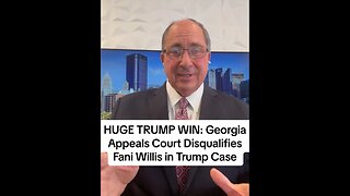 HUGE TRUMP WIN: Georgia Appeals Court Disqualifies Fani Willis in Trump Case