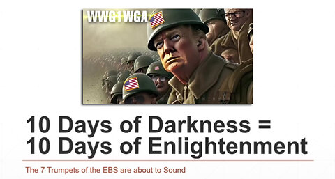 Ooops! 10 Days of Darkness #WWG1WGA