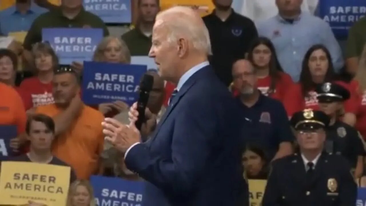 Biden cals right wingers to grab hold of their F15 and do something