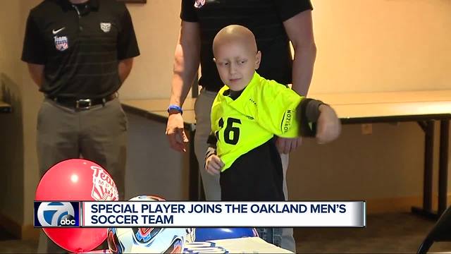 Special player joins the Oakland Men's soccer team