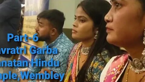 Navratri Garba, Sanatan Hindu Temple,Ealing Road, Wembley, London-uk.