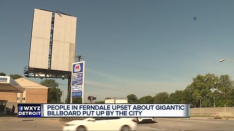 Giant billboard fuels controversy in Ferndale
