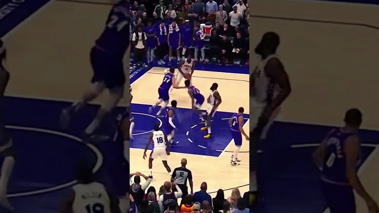 Joel one-legged middy (Nba Clipz)#shorts