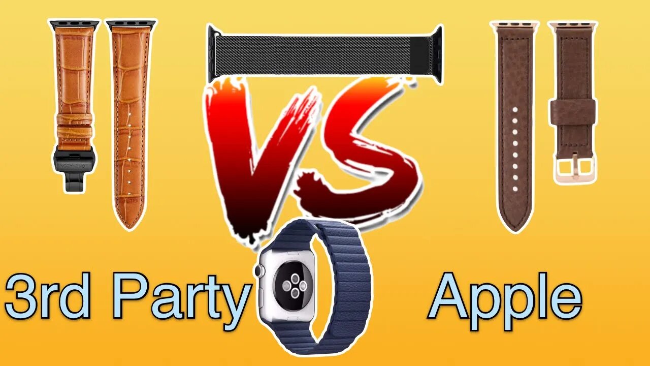 Genuine Apple vs Third Party watch bands compared