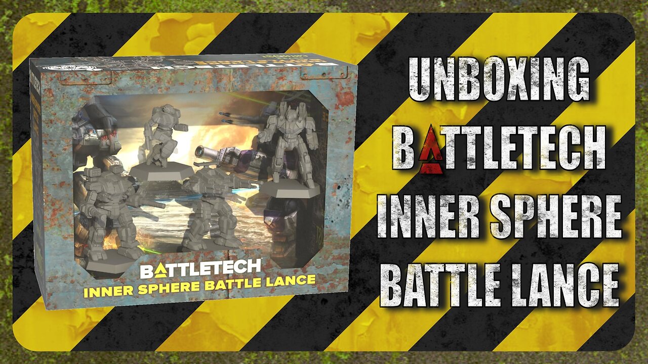 Unboxing Battletech Inner Sphere Battle Lance : TTM Ep031