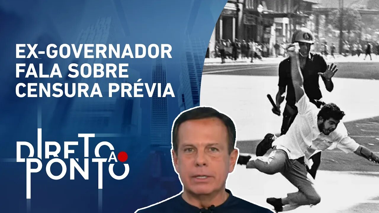 Doria: “Eu vi o que foi a ditadura, fiquei exilado em 1964 com meu pai”