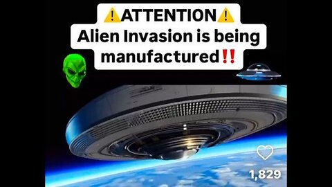 The fake alien agenda 👽👻🤔☄️🌎🪐🛸