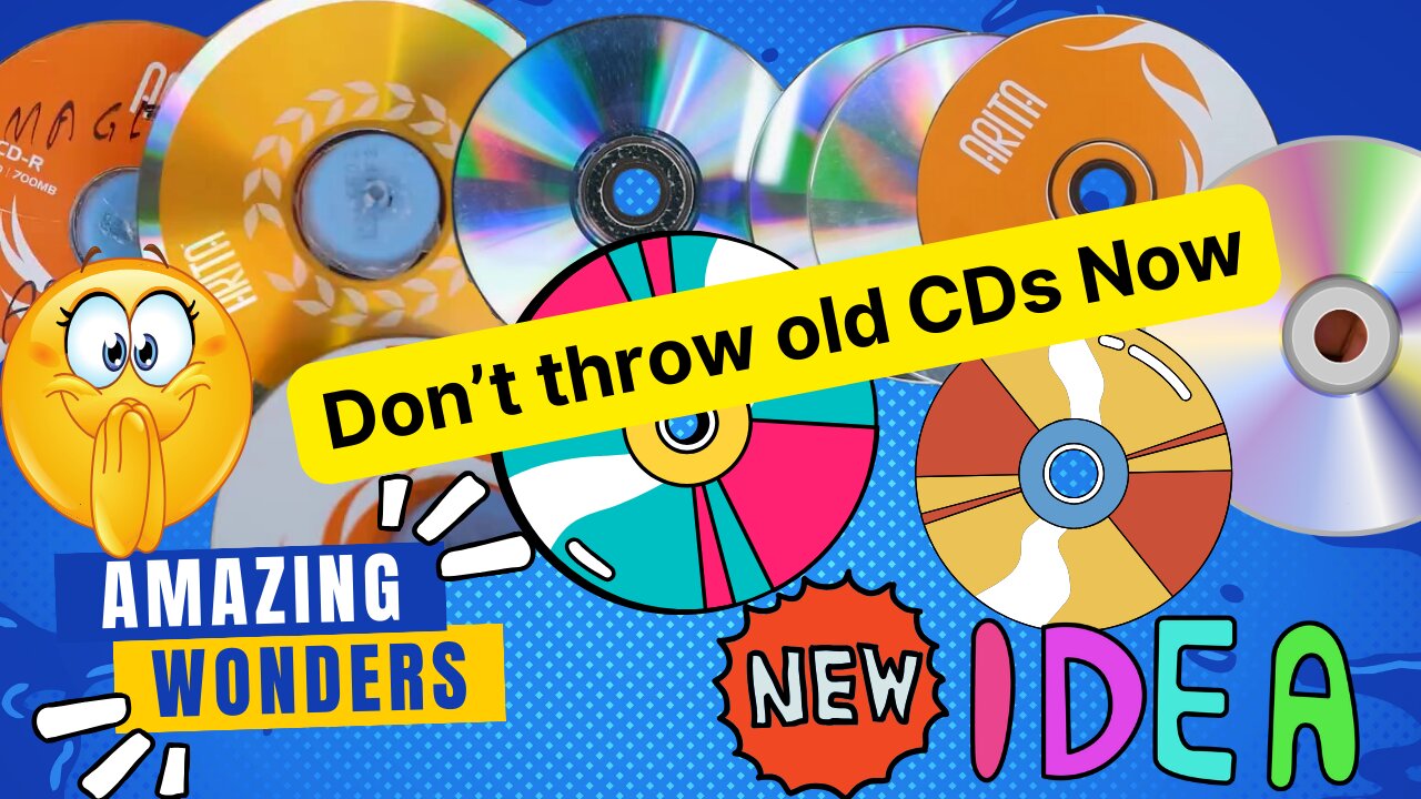 You will not believe what I made from CDs, the result was amazing | Invention ideas Ep:07