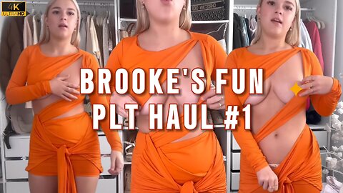 Brooke's Fun PLT Haul Orange Outfit 4K HD #PLTHaul #BrookeMarsden