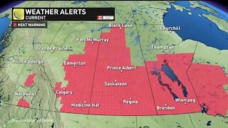 Heat, storm risk continues into Friday on the Prairies