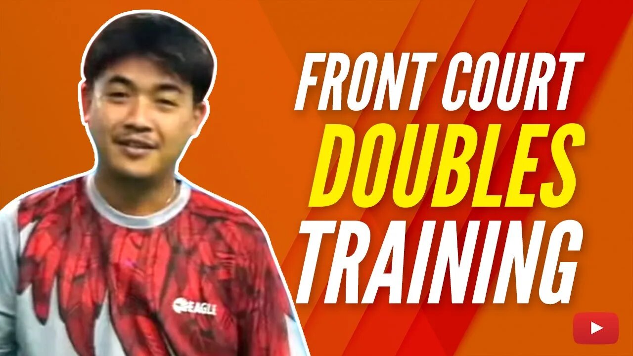 Doubles training for the front court player Fikri fazrin Badminton Indonesian with English Subtitles